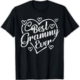 thumbnail image 2 of 100% Cotton Unisex Best Grammy Ever Shirt Funny Heart Shape Mother's Day T-Shirt, 2 of 5