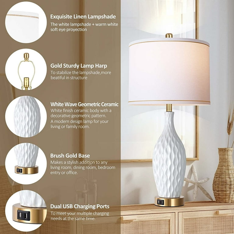 Tall table 2024 lamp sets