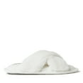 thumbnail image 3 of Dearfoams Women's Jessica Furry Crossband Slide Slipper, 3 of 6
