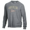 thumbnail image 2 of Men's Heathered Gray Oberlin Yeomen The Champ Tri-Blend Pullover Sweatshirt, 2 of 3