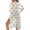 Cartoon Cat Cream White, variant on SEANATIVE Summer Beach Coverup for Women Swimsuit Kimono Flowy Lightweight Open Front Beach Cover Up Soft Swimsuit Coverups for Poolside Party, Mushroom Daisy Leaf Pattern