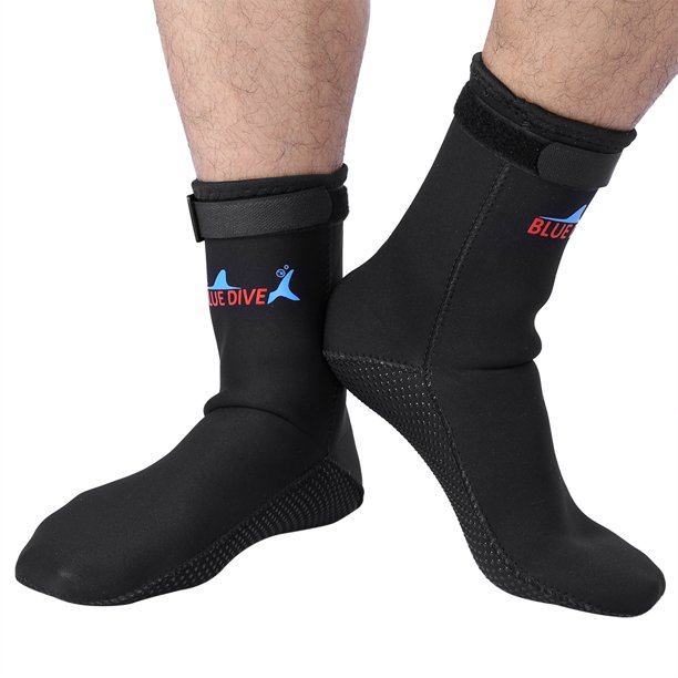 Calcetines De Esnórquel, 1 Par/juego De Calcetines Para Deportes Acuáticos, 2 Colores, 2 Tamaños, Calcetines De Buceo Resistentes Al Desgaste Para Deportes Acuáticos Para Nadar ANGGREK HR3435