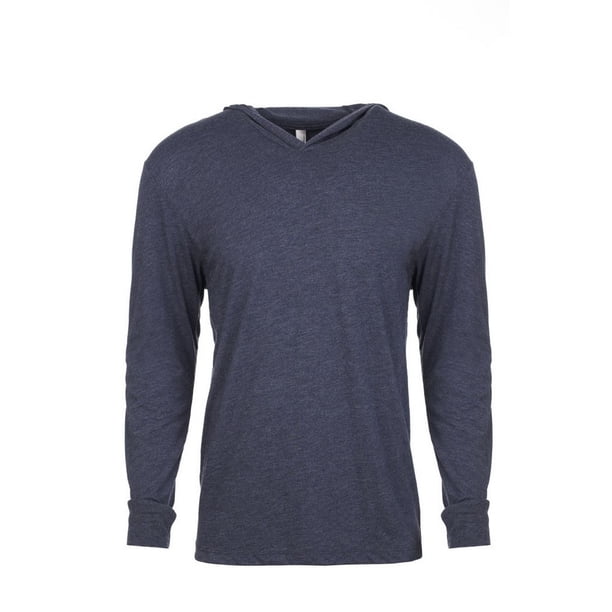 Next Level - Sudadera con capucha Tri-Blend unisex (Marino Vintage)