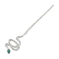 thumbnail image 4 of Ofertas Únicas 1 Pc Palillo para el Cabello en Forma de Serpiente para Mujeres Tono Plateado, 4 of 5