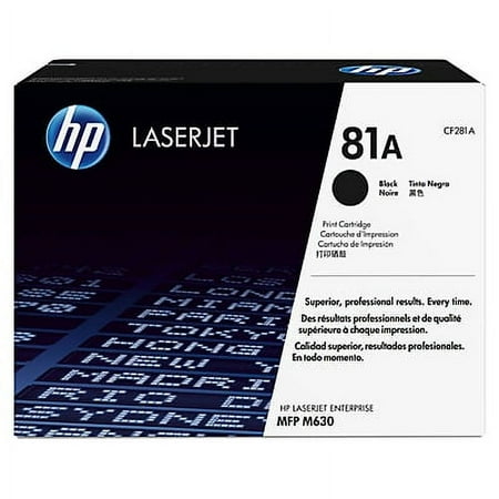 UPC: 0887758147894 | HP 81A (CF281A) Toner Cartridge  Black