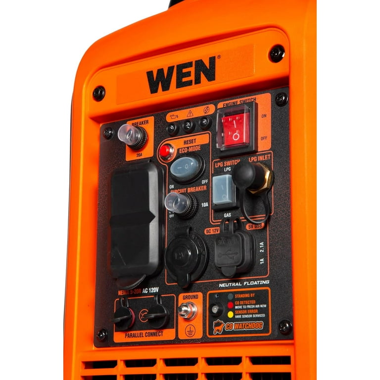WEN 2800-Watt Dual Fuel Inverter Generator, Quiet, Portable, and