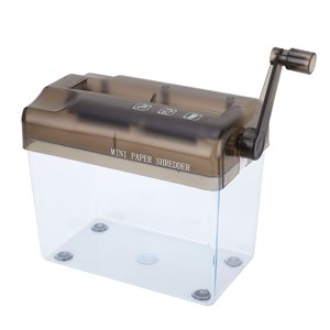 Mini Déchiqueteuse manuelle, petite pour les documents