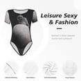 thumbnail image 4 of Cauagu Astronaute Assis sur Mercury Planet T-Shirts à Manches Courtes Col Rond pour Femmes Combinaison Quotidienne-TG, 4 of 7