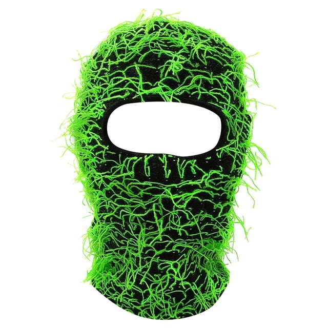 Halloween Single Hole Knit Funny Acrylic Wool Face Warm Hat