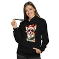 thumbnail image 2 of Hello Winter Corgi Frosty Morning Walk Welcome Snowy Christmas Hoodie Unisex Merch Hoodies Welsh Corgi Dog Lover Gifts Idea - 02018, 2 of 6