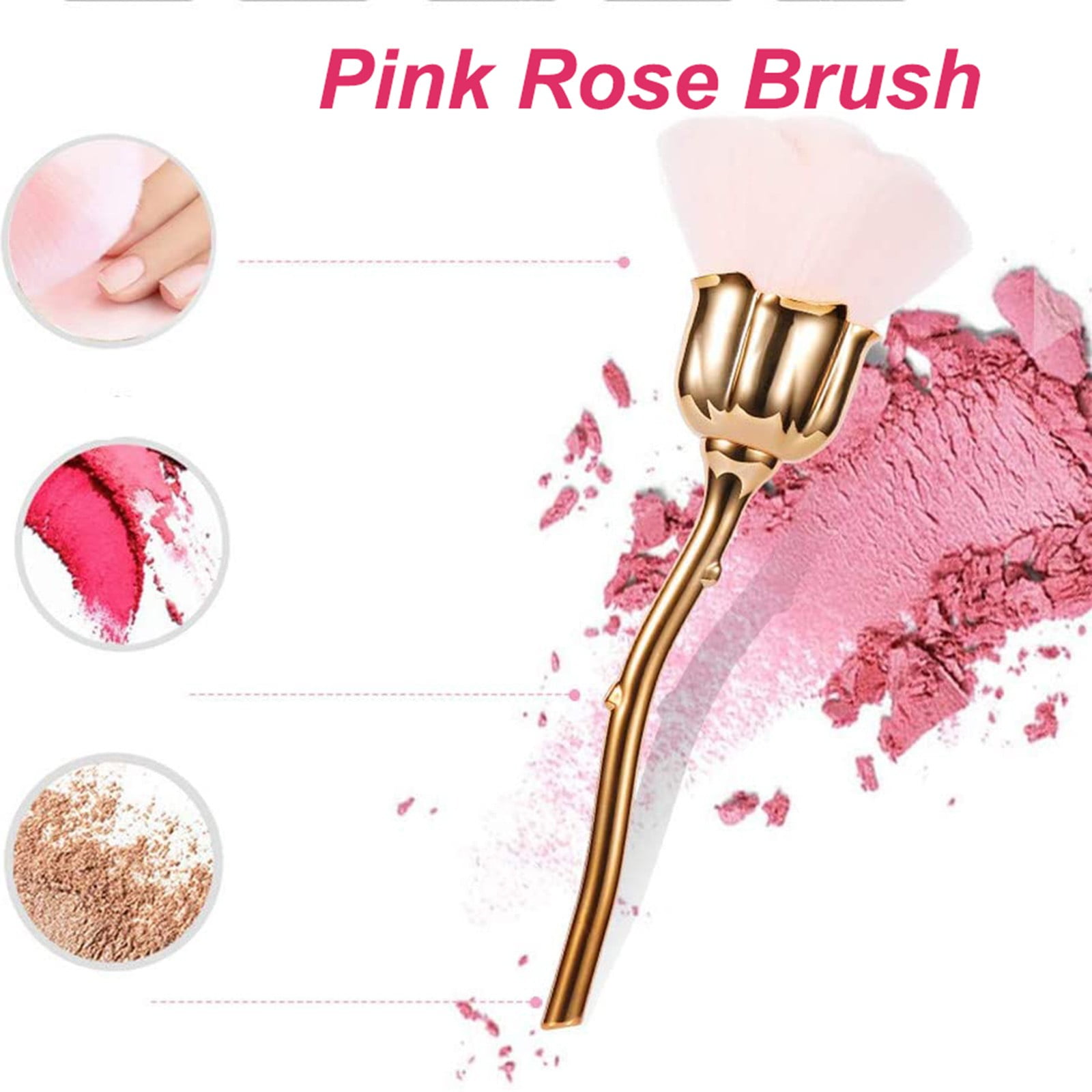 WIFKLSIIPG 1PCS Make up Foundation Eyebrow Eyeliner Blush Cosmetic Concealer Brushes