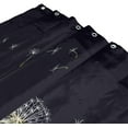 thumbnail image 3 of FREEAMG Dandelion Shower Curtain for Bathroom Modern Bathroom Decor Waterproof Washable Fabric Shower Curtains with 12 Hooks for Hotel Bathroom Bathtubs 60x72 Inch, 3 of 6
