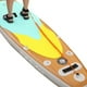 thumbnail image 2 of 10 Pies Enrollado Con Correa Soporte Paleta Surfboard () Naranja, 2 of 6