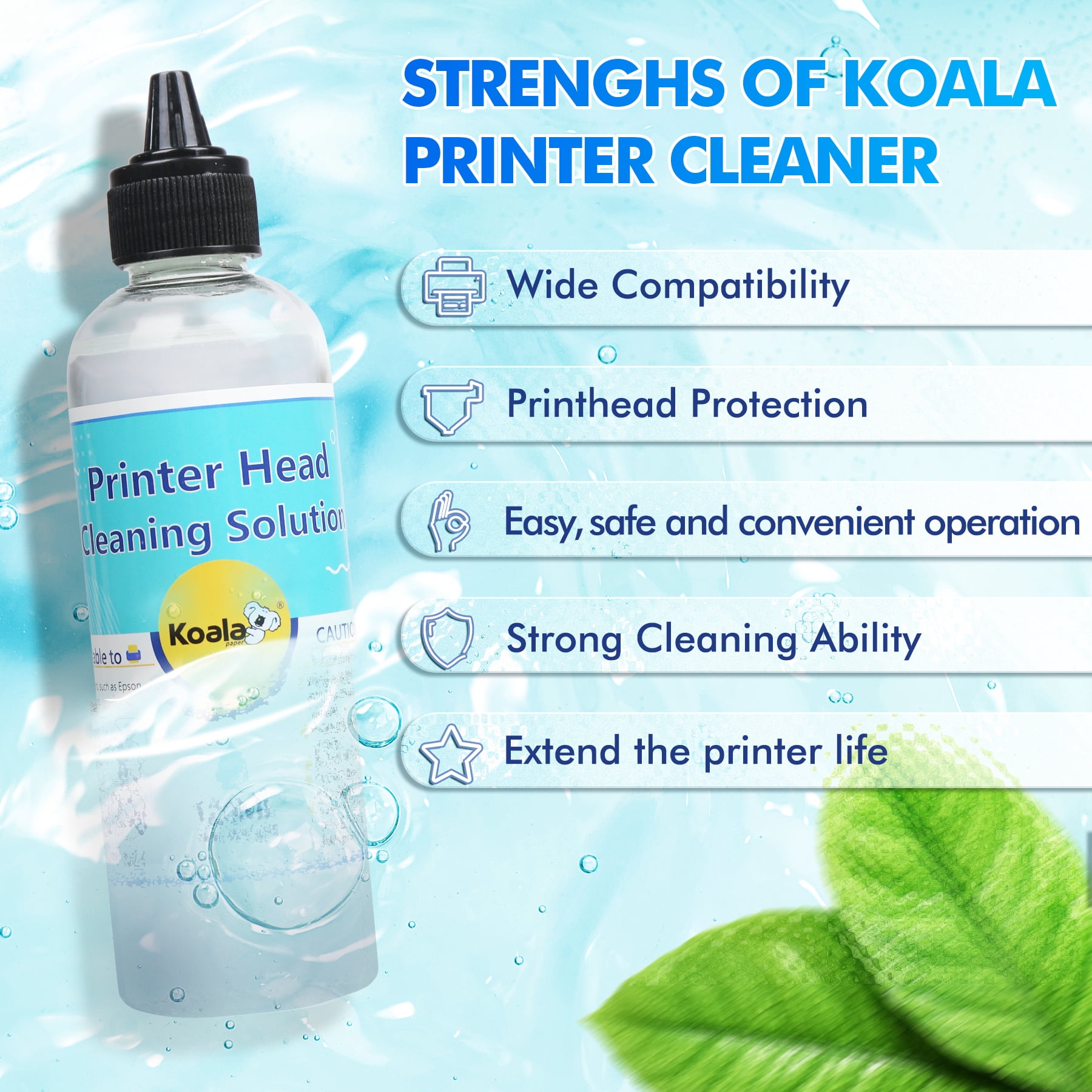 Koala Sublimation Paper and Ink Bundle Kit - 120gsm Sublimation Paper 8.5x11 + 4x150ML Koala Sublimation Ink for All  Inkjet Sublimation Printers Surecolor F170 F530 Ecotank ET-2803 ET-2400 2800