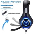 thumbnail image 5 of HAlfPlAy Over-Ear Headset with Noise Canceling Mic, Blue, 5 of 5