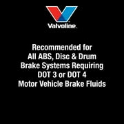 Valvoline 601458 Synthetic DOT 3 & 4 Brake Fluid, 32 fl oz – For Cars, Trucks, ABS, Disc & Drum Brakes