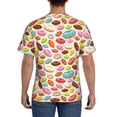 thumbnail image 2 of Rocae Color Donut for Men's Moisture-Wicking Crew Tee - T-Shirt for Sports, Outdoor Activities, and Casual WearXX-Large, 2 of 9