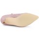thumbnail image 5 of Botines Punta Puntiaguda Con Purpurina Tacón De Aguja Brillantina Para Mujer Rosa claro 35, 5 of 6