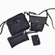 thumbnail image 2 of Conjunto informal de 4 Uds. de bolsos de hombro para mujer, conjunto de bolsos de cuero PU, bolso de mano, tarjetero, cierre de cremallera, elegante, Negro Salvador Bolsos de hombro para mujer, 2 of 3