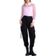 thumbnail image 2 of CAMISA DE MANGA LARGA TRANSPARENTE CON CUELLO PUNTA Y BOTONES PARA MUJER INSPIRADA CHIC L MORADO CLARO, 2 of 6