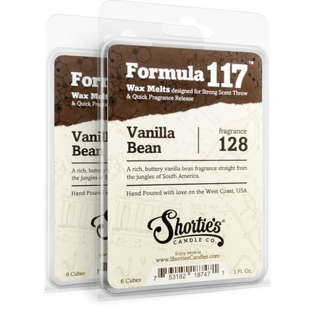 Vanilla Bean Wax Melts Multi Pack - Highly Scented   Natural Oils - Shortie's Candle Company