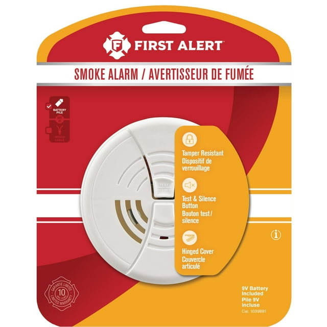 First Alert Basic Battery Smoke Alarm, FG250CNA