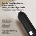 thumbnail image 6 of HOT  Electric Milk Frother + Egg Beater Wireless Type-C Charging 3 Speeds Mini Handheld Foam Maker Coffee Whisk Cooking Tools, 6 of 9