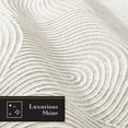 thumbnail image 3 of TOWN & COUNTRY LUXE Maya Soft Arches Neutral Indoor Runner Area Rug with High-Low Texture, Ivory/Greige, 1'9"x7'2", 3 of 11