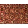 thumbnail image 1 of Ahgly Company Indoor Rectangle Oriental Orange Industrial Area Rugs, 7' x 10', 1 of 4