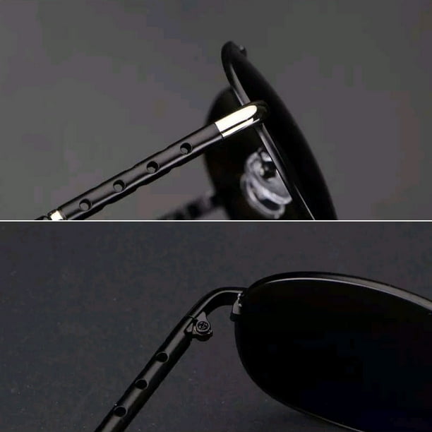 Ruptop Sunglasses Men Polarized Driving Sun Glasses Mens Sunglasses Brand Designer Fashion Aviator Sunglasses 007 Black