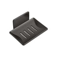 thumbnail image 2 of Zzbeans Stainless Steel Soap Box, Wall Mounted Perforated Soap Holder with Drainage, High-End Bathroom Soap Storage Rack for Shower Kitchen Sink, Black, 2 of 7