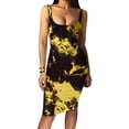 thumbnail image 4 of asdoklhq Womens Plus Size Clearance Dresses,Women's Gradient Print Sleeveless Tight O-Neck Short Dress Summer Dresses, 4 of 9