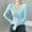 A1_Blue, variant on Outfmvch Long Sleeve Tops for Women Slim Fitted Long Sleeve Layering Tee Tops Ribbed Round Neck Basic Tees Scoop Neck Ribbed Knit Stretch Crewneck Plain Long Sleeve Shirt Womena3_hot Pink 2xl