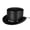 Black, variant on Steampunk Top Hat Steampunk Hat PU Pork Pie Hat Gay Top hat Hat Magician Top Hat BowlerTop Hat Magician Hat