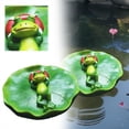 thumbnail image 4 of Garden Statue,Resin Ornament Funny DIY Miniature Figurines for Outside Pond Pool Patio Porch Backyard Miniature Bright Colors Blend Perfectly With The Pond Scenery(G), 4 of 6