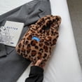 thumbnail image 2 of Bolso Piel Sintética para Mujer Bolso Hobo Suave Y Lindo Regalo Con Animal Difuso (marrón Leopardo), 2 of 9