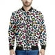 thumbnail image 2 of Chaqueta con cremallera y estampado de leopardo para hombre, sudadera con personalidad con estampado 3D, de manga larga, informal, holgada, ropa de calle, 2 of 5