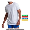 thumbnail image 2 of Playera Interior Fruit of the Loom para Hombre, 3 Piezas Cuello Redondo Multicolor Talla EG, 2 of 4