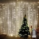 thumbnail image 1 of Cortina de luz cortina decoración nocturna cortina de luz guirnalda de luz (caja de batería + fuente de alimentación USB doble 3 * 3 metros 300 luces luz blanca Rojo Verde, 1 of 5