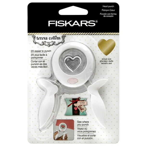 Fiskars 174550 Fiskars Teresa Collins Medium Squeeze Punch Heart