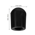 thumbnail image 2 of LIFKOME 2Pcs Cello Endpin Tips Black Rubber for Outdoor Shows Cello Practice, 2 of 8