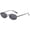 Black/Grey, variant on Trendy Retro Oval Sunglasses for Women Men 2026 90s Narrow Lightweight Metal Frame Sun Glasses