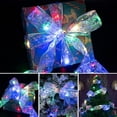 thumbnail image 4 of 2PCS Christmas Ribbon Lights Battery Operated Fairy Led Lights Christmas Decorations Copper Wire Ribbon for Christmas Tree Outdoor Indoor Xmas Party Weddings Hanging Decor, 4 of 7