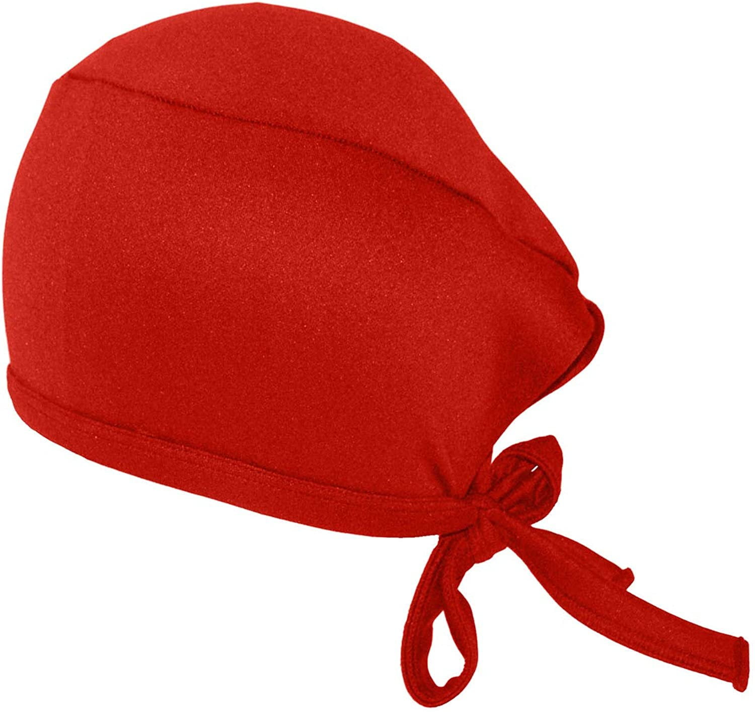 MediChic Stretch Unisex Scrub Cap, Red 