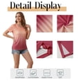 thumbnail image 5 of Cuteduck Women Tops Casual Short Sleeve V-Neck T-Shirt Summer Color Blending Loose Fit Comfort T-Shirt M-3XL, 5 of 9