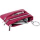 thumbnail image 3 of Cartera de piel para mujer con llavero, color rosa, talla única, monedero, 3 of 5