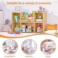 thumbnail image 2 of KZElegy Kids Bookshelf with 3-Tier Book Racks,5 cube Bookcase Book 2 -Tier Display Toy Storage Organizer, 2 of 9