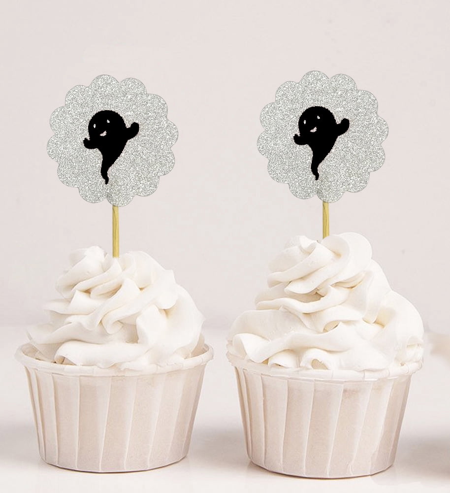 Darling Souvenir Number 1 Cupcake Toppers - Pack Of 20, Glitter Cardstock, Red, For First Birthday Or Anniversary