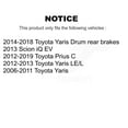 thumbnail image 2 of CMX Front Ceramic Disc Brake Pads CMX-D1184 for Car Toyota Yaris Prius C Scion iQ, 2 of 9