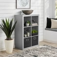 Better Homes & Gardens 6Cube Storage Organizer, Gray